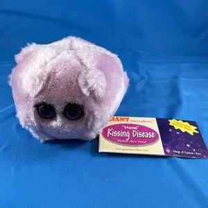 Peluche Géante Microbe 'Maladie Du Baiser' (Mono/Epstein-Barr) - Jouet Éducatif, Cadeau Original Pour Médecins, Étudiants